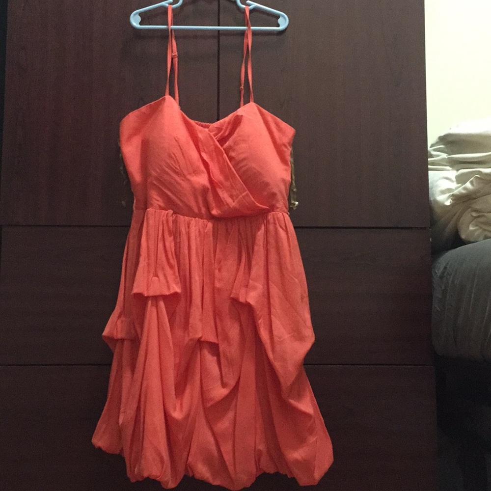 A pinkish dress